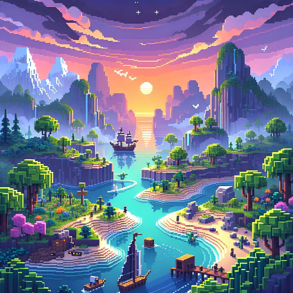 Menjelajahi Peta Benih Teratas untuk Petualangan Kreatif Minecraft